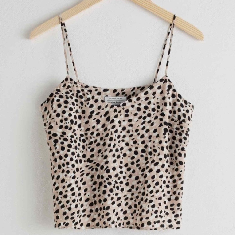 & Other Stories Leopard Print Cami | size US 6